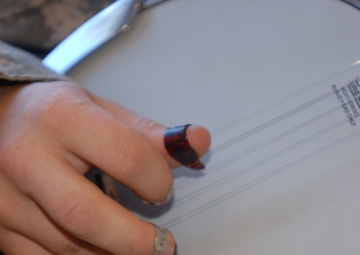 A Soldier and his banjo