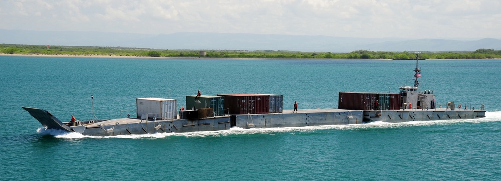 Joint Logistics Over the Shore underway