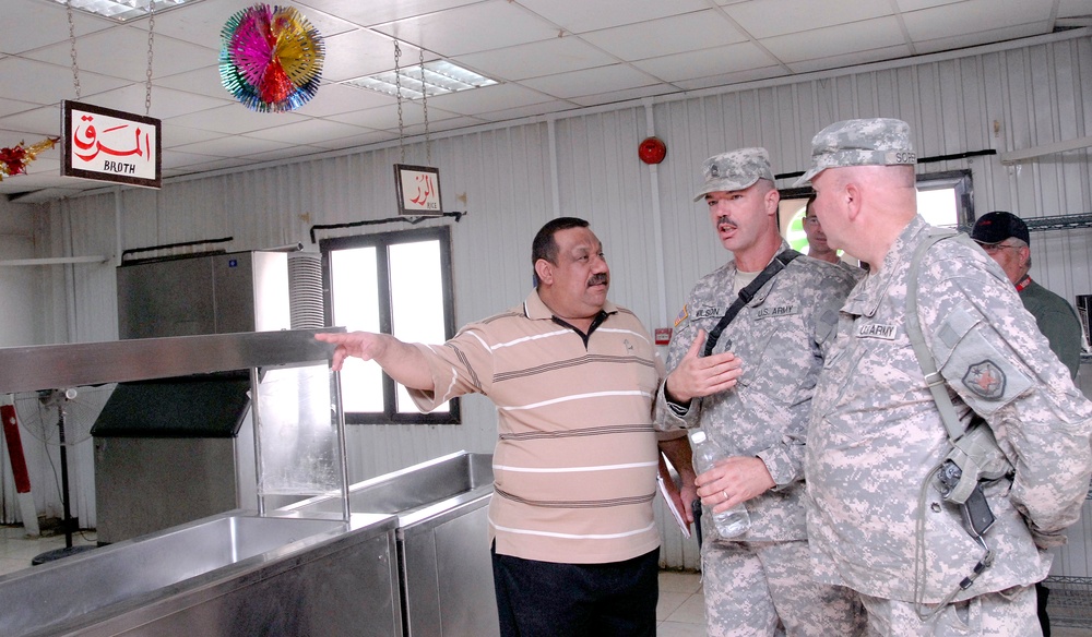 Sustainers partner to improve Iraqi army food service