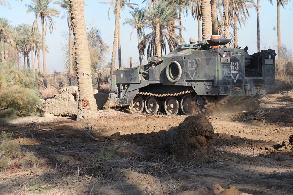 Soldiers conduct controlled burn