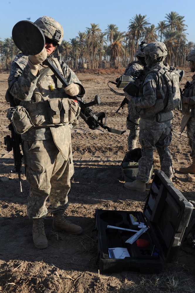 Soldiers conduct controlled burn