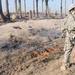 Soldiers conduct controlled burn