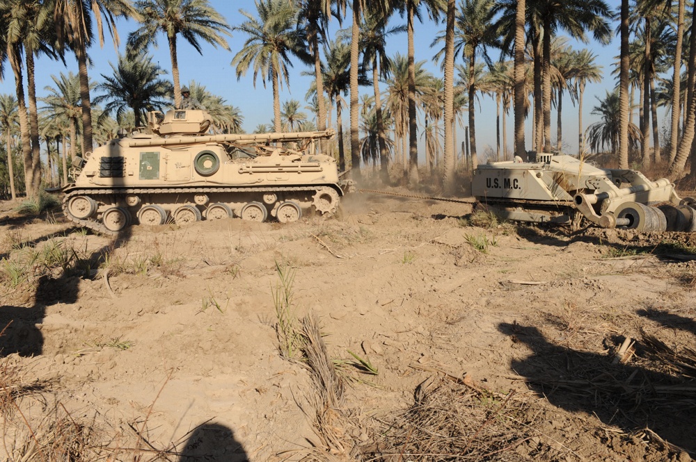 Soldiers conduct controlled burn