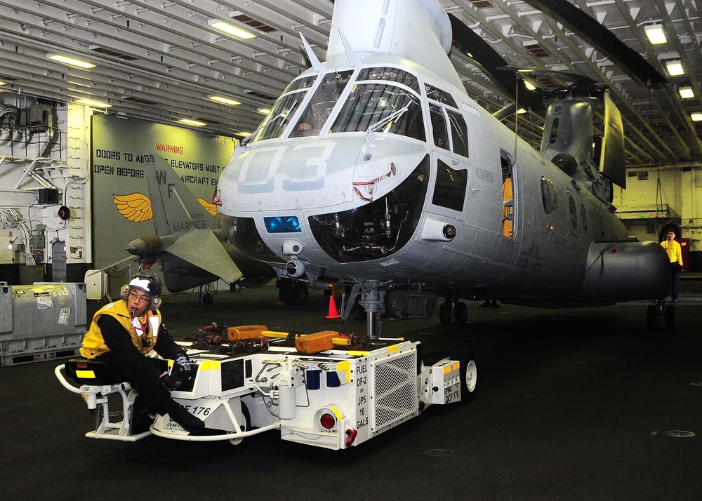 Operations aboard USS Bonhomme Richard