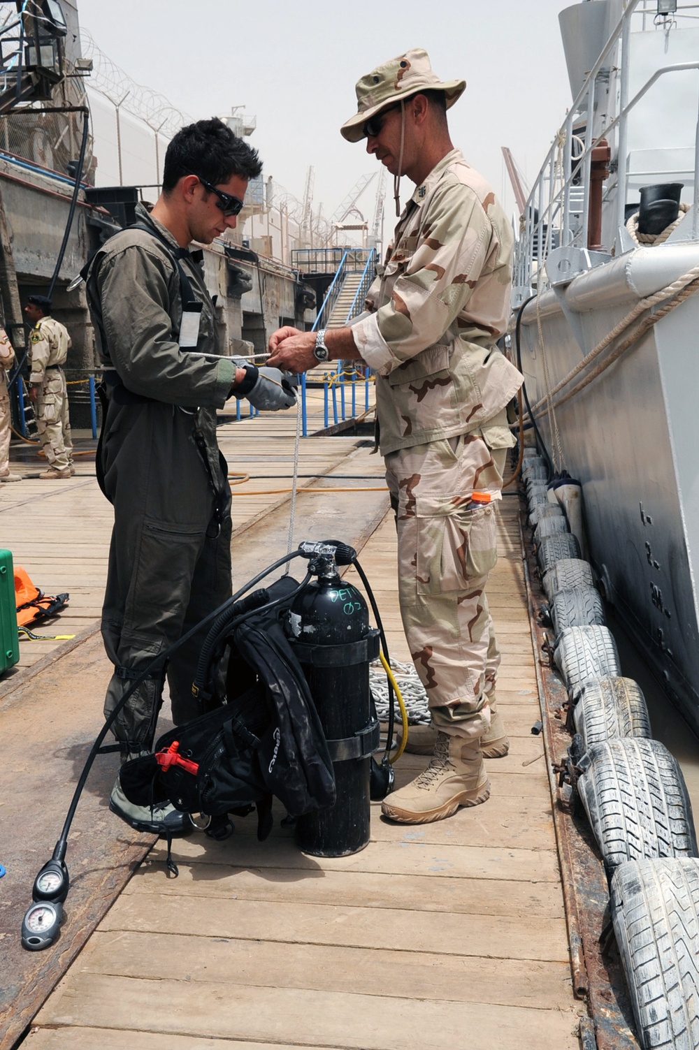 USS Scout's port visit to Umm Qasr