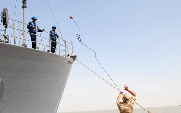 USS Scout's port visit to Umm Qasr