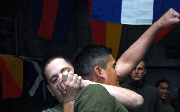 Marine Corps Martial Arts Class