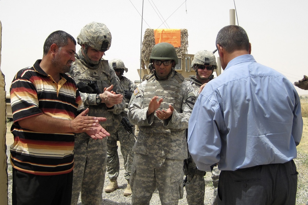 Charger Battalion helps bring running water to rural areas outside Mosul