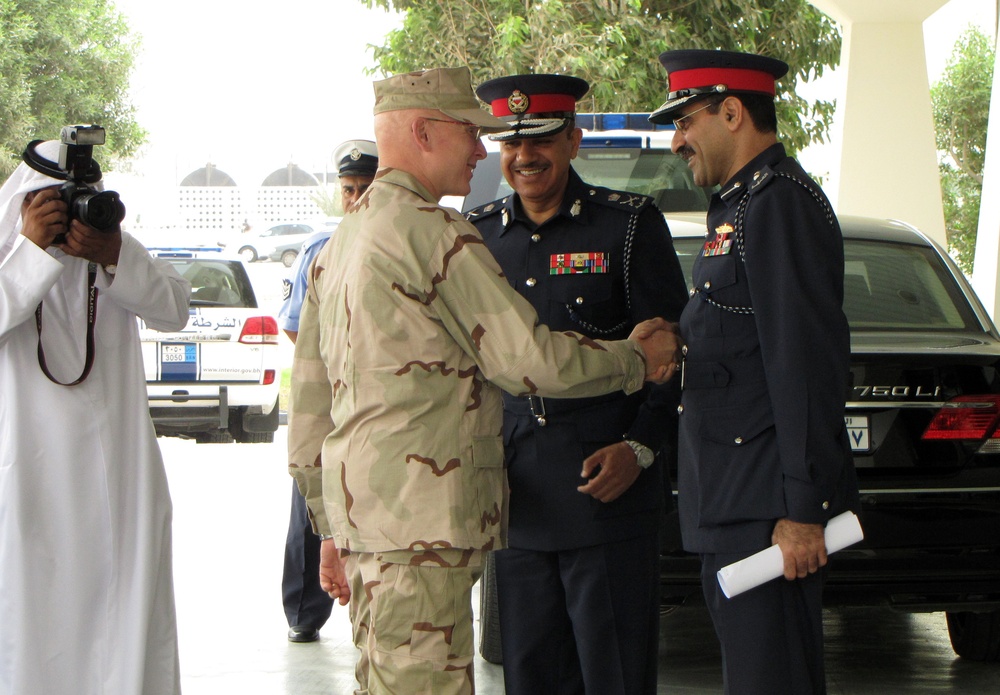 Vice Adm. Papp Greets Bahrain Coast Guard Officials