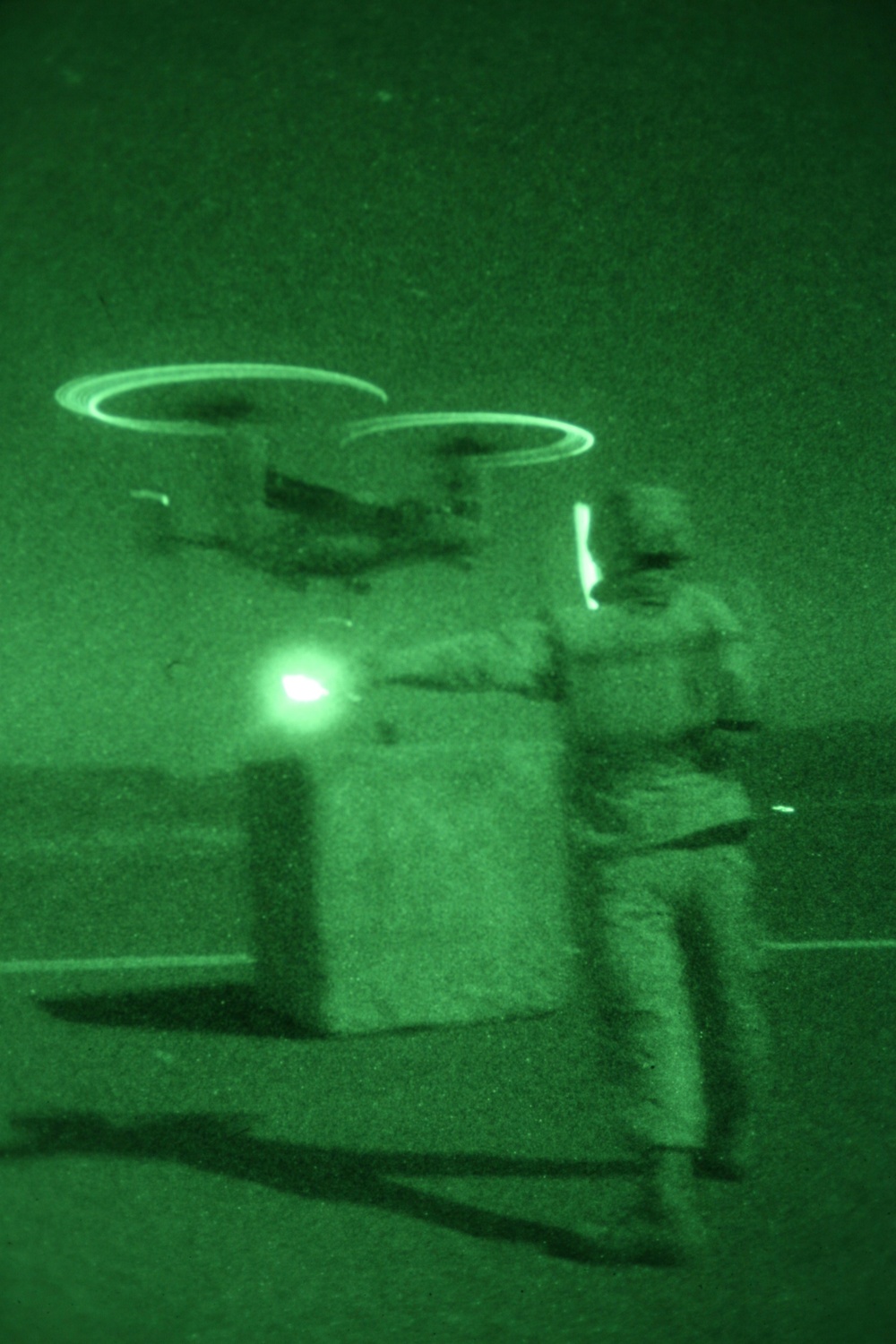 Landing Support Marines Conduct Osprey Night-Ops