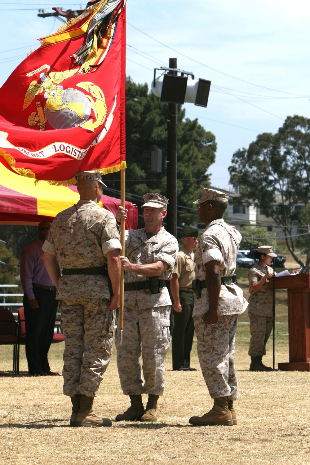 Eipp Takes the Reigns of Combat Logistics Regiment 1