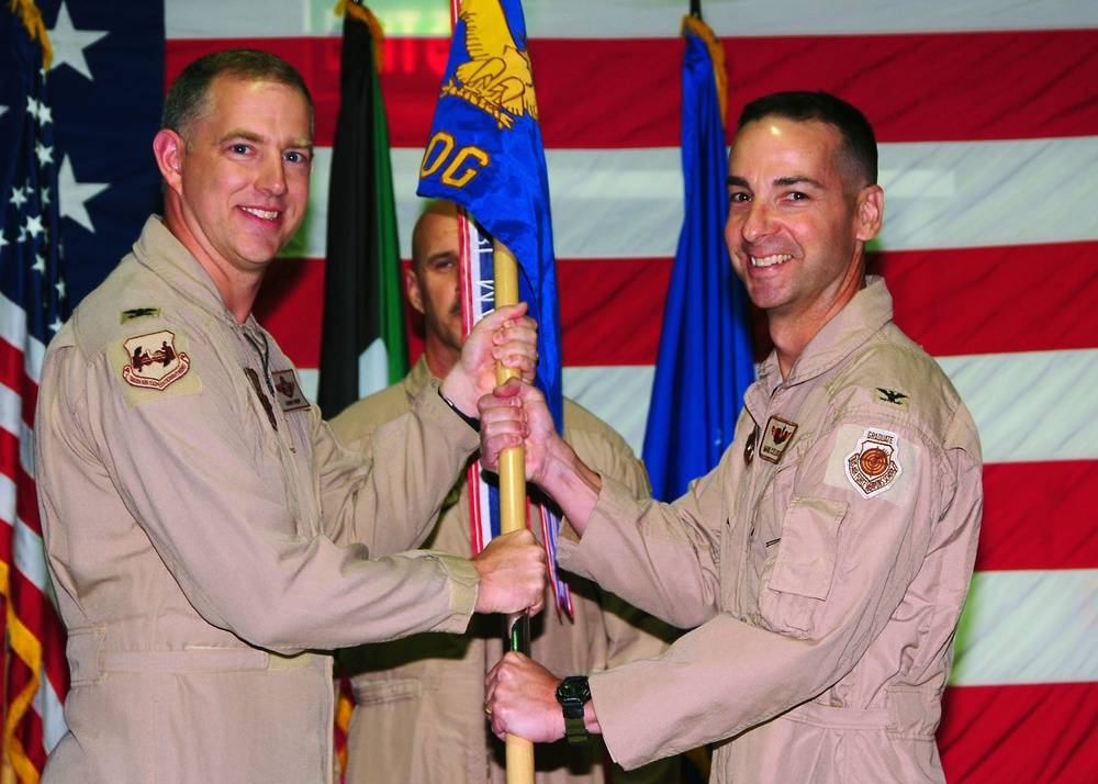 386th Expeditionary Operations Group Change of Command