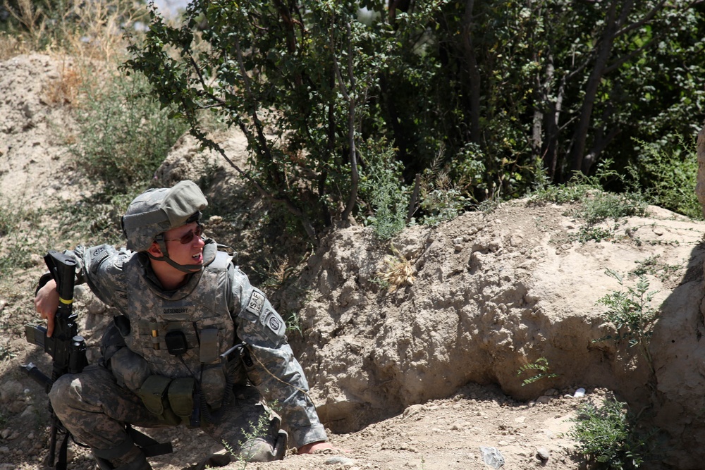 Task Force Gladius Conducts Patrol in Bagram District