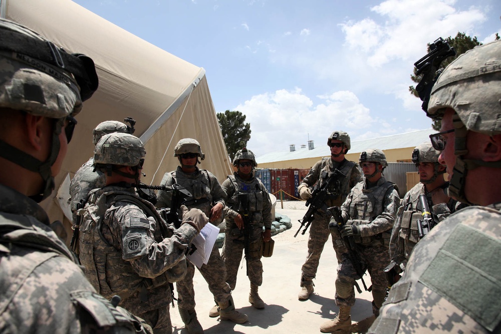 Task Force Gladius Conducts Patrol in Bagram District