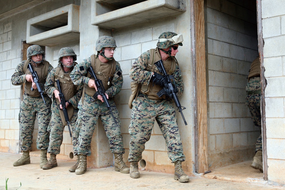 Non-commissioned Officers on Okinawa Learn to Lead, Follow in Combat