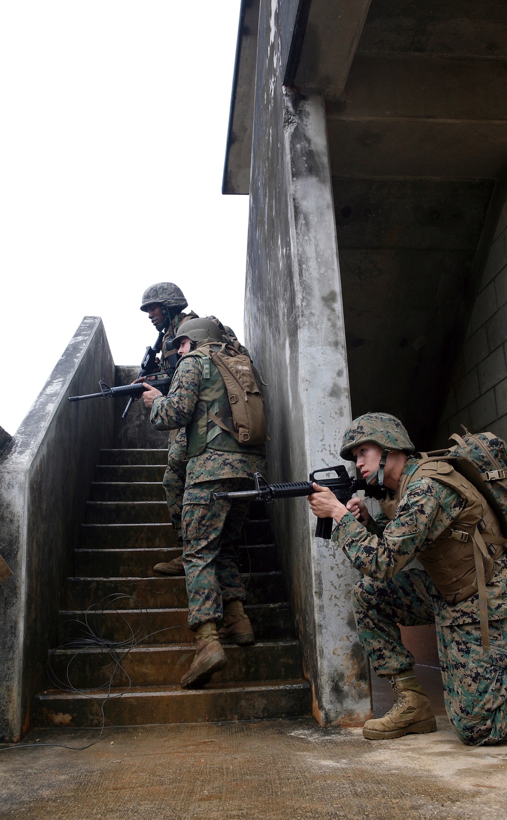 Non-commissioned Officers on Okinawa Learn to Lead, Follow in Combat