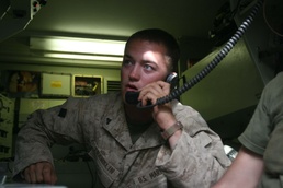 3rd Battalion, 11th Marines Regiment maintain umbrella of security
