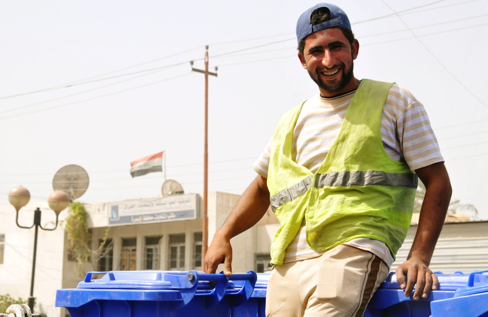 Trash Collection Marks New Era in Iraqi City