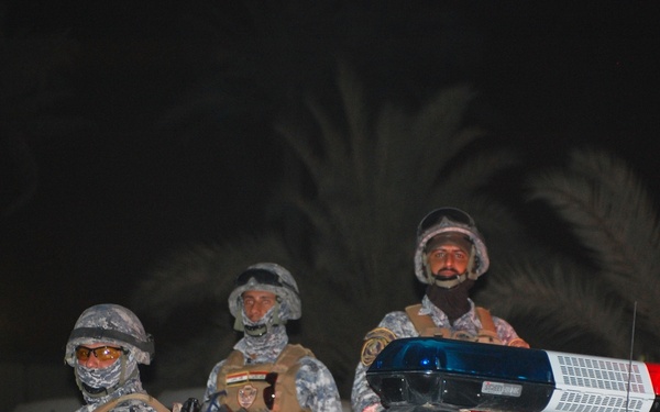 Iraqi national police Partner With Rough Riders