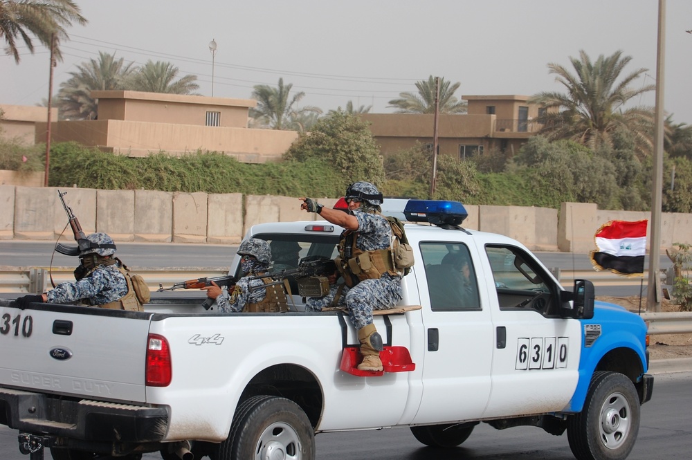 Iraqi National Police Partner With Rough Riders