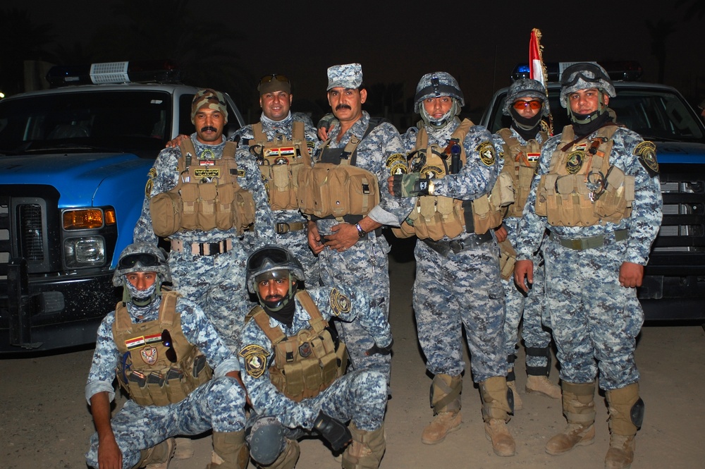 Iraqi National Police Partner With Rough Riders