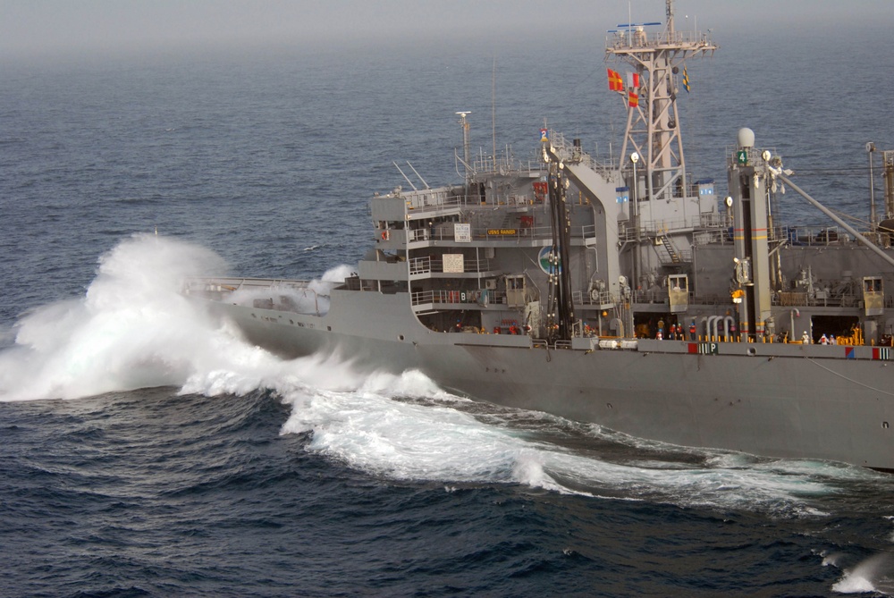 USS Ronald Reagan action