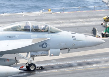 USS Ronald Reagan action