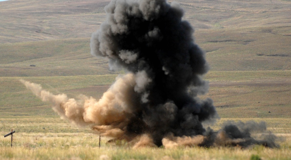 Explosive ordnance division Blast Through Certification