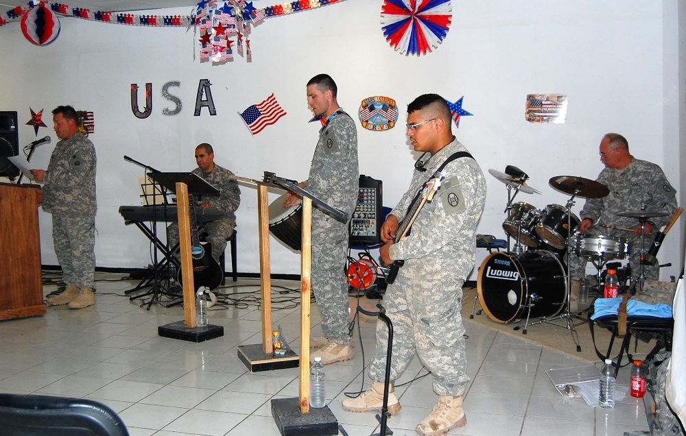 Soldiers 'Seeking Solace' with band in Iraq