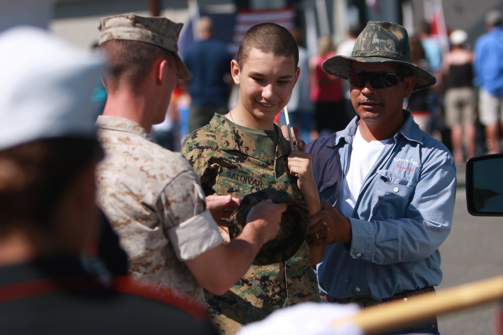 Mountain Warfare Training Center Marines make a dream come true