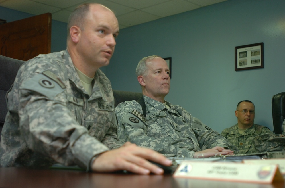 Brig. Gen. Lally Visits 49th Transportation Battalion