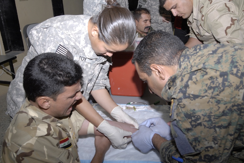 Sustainers partner to provide Iraqi army medic training