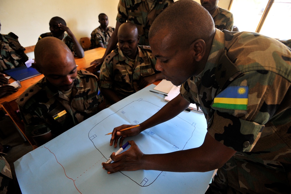 Rwanda Defense Forces Soldiers Prepare for Deployment to Sudan.