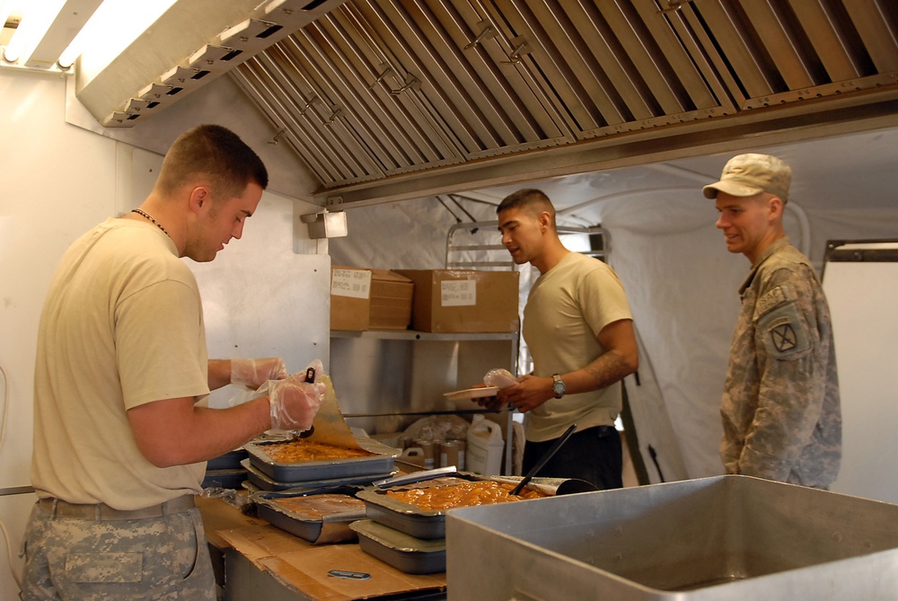 Chosin troops work to expand Combat Outpost, improve morale in Logar province