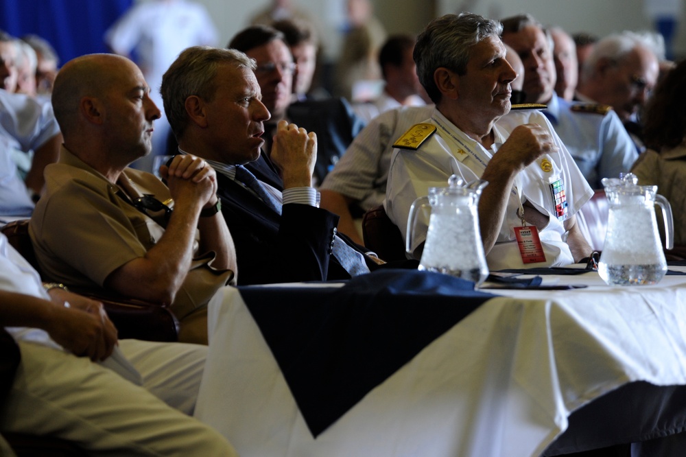 USS Dwight D. Eisenhower Hosts North Atlantic Council Day at Sea
