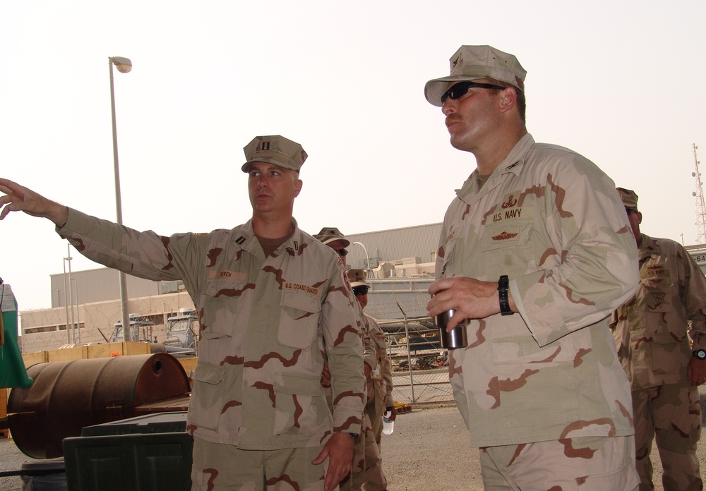 Task Force 56 Commander Visits Camp Patriot