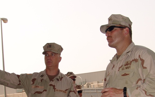 Task Force 56 Commander Visits Camp Patriot