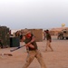 Marines play softball during break in exercise