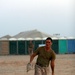 Marines play softball during break in exercise