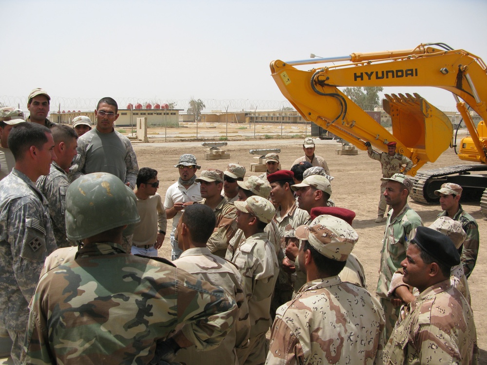 Joint Task Force Eagle Soldiers Conduct Bridge Training at Iraqi Army Engineer School