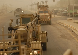 Stryker route clearance teams clear roads for Soldiers, local civilians
