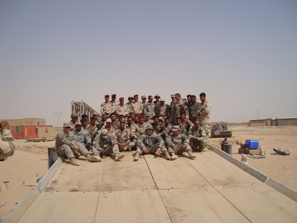 5th Iraqi Army Field Engineer Regiment and Joint Task Force Eagle Partner to Conduct Bridge Training