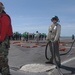 Mass casualty drill on the flight deck aboard USS George Washington