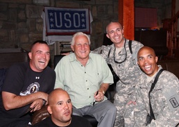 Celebrities a hit with troops in Afghanistan