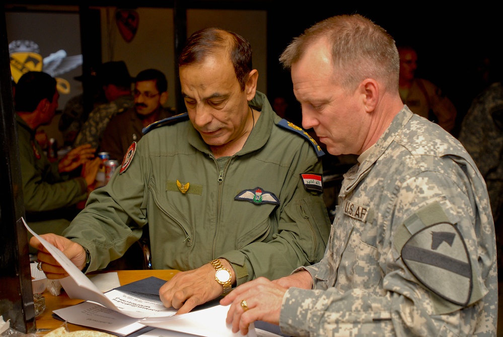 Brig. Gen. Al-Ajwdi visits 1st Air Cavalry Brigade