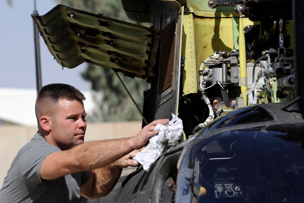 Soldiers of 230th Air Cavalry Squadron in Iraq