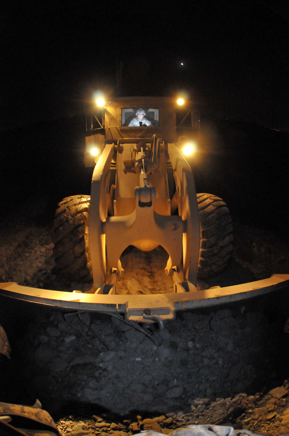 Debris removal mission in Ghazaliyah