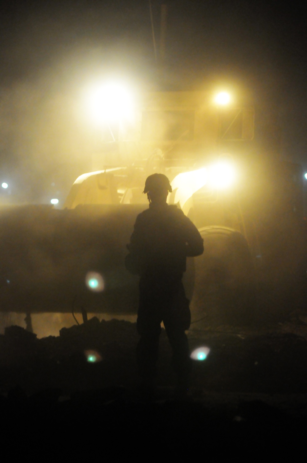 Debris removal mission in Ghazaliyah