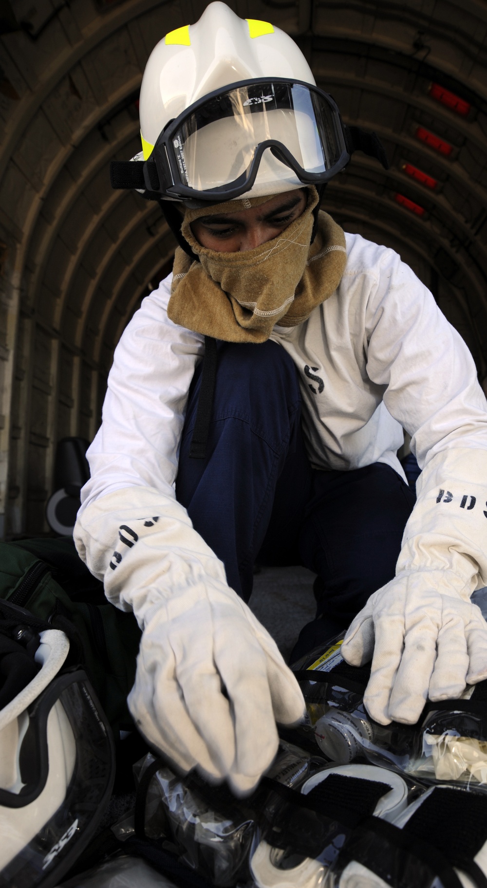 U.S. Coast Guard Cutter Legare Prepares Medical Kit