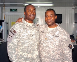 Father and Son Together in Iraq